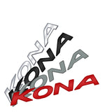 Hyundai KONA Metal Car Rear Sticker Trunk Emblem Badge Decal
