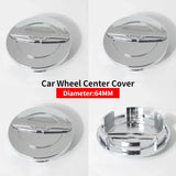 4pcs/set 54/64mm Chrysler Car Wheel Center Hub Caps Hub Covers