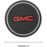 2PCS GMC Diamond Car Water Coaster Cup Mat