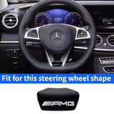 Car Steering Wheel Emblem Sticker for Mercedes Benz W203 W204 W205 W176 W211 W212 W213 GLA GLC