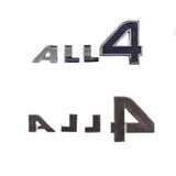 ABS Car Emblem Sticker ALL 4 Letter Badge ALL4 Decal for MINI COOPER JCW R60 R61 F60 Cooper S Countryman Paceman Accessories