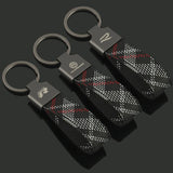 Volkswagen VW R Logo Oxford Webbing Car Keychain Pendant Key Chain Holder