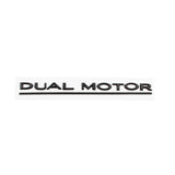 Tesla DUAL MOTOR Logo ABS Car Rear Sticker Emblem Badge Decal
