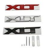 Ford XLT Logo Metal Car Front Grille Emblem Auto Rear Badge Sticker Decal