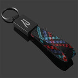 Volkswagen VW R Oxford Webbing Car Keychain Pendant Key Chain Holder