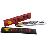 Renault Metal RS Line Logo Metal Car Rear Sticker Emblem Badge Decal