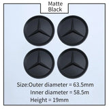 63.5mm 74mm ABS Car Wheel Center Covers for Mercedes Benz W166 W212 W213 W246 W176 W177 W205