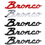 Ford Bronco Logo ABS Car Rear Sticker Auto Body Emblem Badge Decal