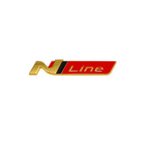 Hyundai N LINE Logo Metal Car Rear Sticker Trunk Emblem Badge Decal