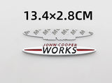 3D Car Rear Sticker Side Fender Emblem Accessories for Mini Cooper S John Cooper Works Logo R50 R52 R53 R55 R56 F54 F55 F56 F60