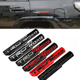 ABS Car Rear Trunk Fender Side TRD Pro Bro Sport Off Road Badge Sticker for Camry Corolla Yaris Hilux Highlander Aqua Rav4