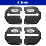 4pcs/set Ford Stainless Steel Car Door Lock Cover Protection