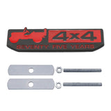 Jeep 4x4 75 Years Logo Metal Car Front Grille Emblem Badge Trunk Sticker Decal