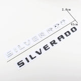 Chevrolet Silverado ABS Letter Car Rear Sticker Decal Trunk Emblem Badge