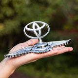 Toyota TRD Angle Wings Metal Car Front Hood Bonnet Sticker Emblem Badge