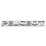 15.7x1.6cm Peugeot Metal Car Rear Sticker Decal Emblem Badge