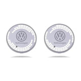 2pcs Volkswagen VW Logo Car Water Coasters 7-color LED Light Cup Mat Holder