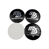 4pcs/set 60mm/65mm Mazda MS Mazdaspeed Car Wheel Center Hub Sticker Decal