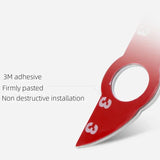 Car Door Lock Pin Emblem Sticker Wing Badge Decoration for Mini Cooper