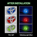 Reflective Decals Car Front Rear Emblem Sticker Decals for Toyota