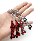 Jeep 4X4 Logo Metal Car Key Rings Keychain Pendant
