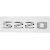 Mercedes Benz S55 S63 S200 S220 S250 S260 S300 S320 S350 ABS Car Rear Stickers Decal