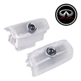 2PCS Car Door Welcome Laser Shadow Lamp Projector LED Light for Infiniti M Series EX Series G Series