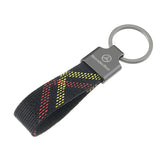 Mercedes Benz Oxford Webbing Car Keychain Holder Keyring