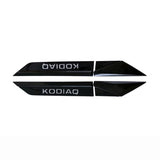 4pcs Skoda SUPERB KODIAQ KAMIQ KAROQ ABS Car Fender Side Sticker Decal Emblem Badge