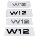 Audi W12 ABS Car Rear Sticker Trunk Emblem Badge Decal
