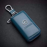 Mercedes Benz Cowhide Car Key Cover Shell Key Bag Protective Cover