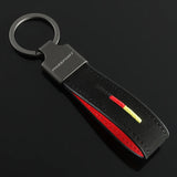 Honda Passport Logo Suede Car Keychain Pendant Key Chain Holder