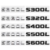 Mercedes Benz S300L S320L S400L S500L S600L Car Rear Emblem Badge Sticker