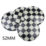4pcs/set 52mm MINI Cooper Car Wheel Center Hub Cap Sticker Decal