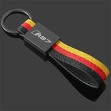 Audi RS3 RS4 RS5 RS6 RS7 RS8 Car Logo Metal Key Chain Key Holder
