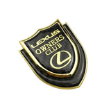 Lexus Shield Carbon Fiber Car Rear Sticker Window Emblem Badge Decal