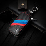 Mercedes Benz Carbon Fiber Car Key Bag Key Cover