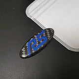 58x22mm Ford Epoxy Carbon Car Steering Wheel Sticker Decal