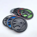 100mm Skoda ABS Car Front Hood Emblem Badge Auto Rear Sticker Decal