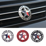 Jeep Lone Star Metal Car Front Grille Emblem Badge Auto Rear Sticker Decal