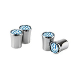 4pcs/set Volkswagen VW Logo Car Air Valve Stem Caps Auto Tyre Valve Covers
