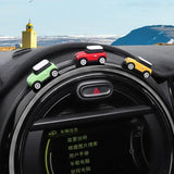 Silica Gel Car Interior Ornaments Auto Start Stop Button Cover Sticker Decoration for MINI Cooper F56 R50 R52 R53 R55 Countryman