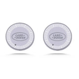 2pcs Land Rover Logo Car Water Coasters 7-color LED Light Cup Mat Holder