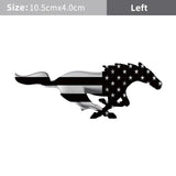 Ford Mustang Logo Metal Car Rear Sticker Decal Auto Body Fender Side Emblem Badge