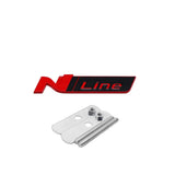 Hyundai N Line Logo Metal Car Front Hood Grille Emblem Badge Decal