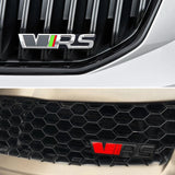 Skoda VRS Logo Metal Car Front Grille Emblem Badge