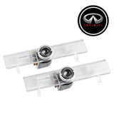 2PCS Car Door Welcome Laser Shadow Lamp Projector LED Light for Infiniti JX35 2013 QX60 2014-2018