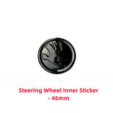80/90mm ABS Skoda Car Front Hood Emblem Rear Badge Sticker Steering Wheel Decal