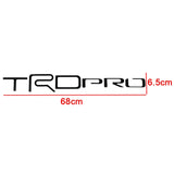 68x6.5cm for Tundra TACOMA TRD PRO Badge Side Body Label Pickup Truck Groove Stickers ABS Plastic Modified Decals Styling