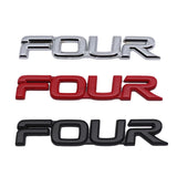 Car Trunk Emblem Decoration Sticker for Toyota FOUR Logo Auto Whole Body Badge Decal Exterior Accessories